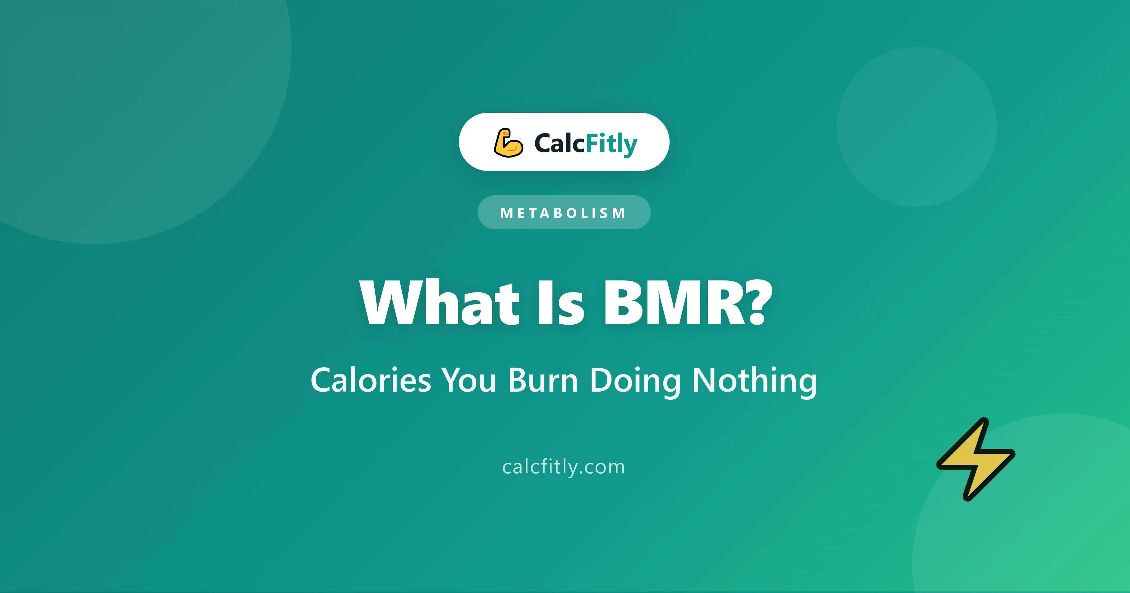 What is BMR - basal metabolic rate explained with formula and examples